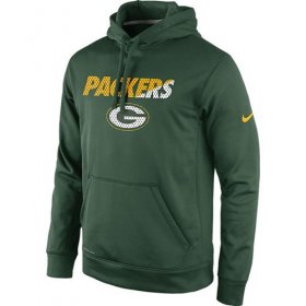 Wholesale Cheap Green Bay Packers Nike Kick Off Staff Performance Pullover Hoodie Green