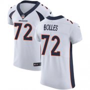 Wholesale Cheap Nike Broncos #72 Garett Bolles White Men's Stitched NFL Vapor Untouchable Elite Jersey