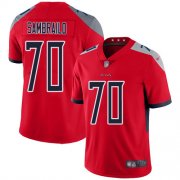 Wholesale Cheap Nike Titans #70 Ty Sambrailo Red Men's Stitched NFL Limited Inverted Legend Jersey