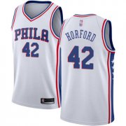 Wholesale Cheap 76ers #42 Al Horford White Basketball Swingman Association Edition Jersey