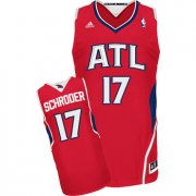 Wholesale Cheap Men's Atlanta Hawks #17 Dennis Schroder Red Swingman Jersey