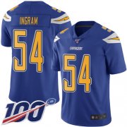 Wholesale Cheap Nike Chargers #54 Melvin Ingram Electric Blue Men's Stitched NFL Limited Rush 100th Season Jersey