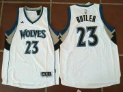 Wholesale Cheap Men's Minnesota Timberwolves #23 Jimmy Butler White Stitched NBA adidas Revolution 30 Swingman Jersey