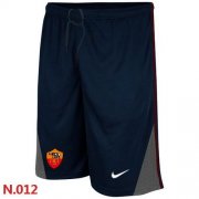Wholesale Cheap Nike Roma Italy Soccer Shorts Dark Blue