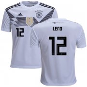 Wholesale Cheap Germany #12 Leno White Home Kid Soccer Country Jersey