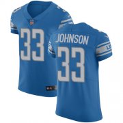 Wholesale Cheap Nike Lions #33 Kerryon Johnson Blue Team Color Men's Stitched NFL Vapor Untouchable Elite Jersey