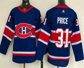 Wholesale Cheap Youth Montreal Canadiens #31 Carey Price Blue Special 2021 Authentic Jersey