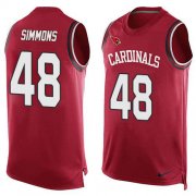 Wholesale Cheap Nike Cardinals #48 Isaiah Simmons Red Team Color Men's Stitched NFL Limited Tank Top Jersey