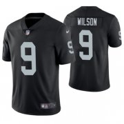 Wholesale Cheap Men's Las Vegas Raiders #9 Tyree Wilson Black 2023 Draft Vapor Limited Stitched Football Jersey
