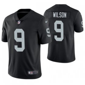 Wholesale Cheap Men\'s Las Vegas Raiders #9 Tyree Wilson Black 2023 Draft Vapor Limited Stitched Football Jersey