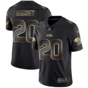 Wholesale Cheap Nike Jaguars #20 Jalen Ramsey Black/Gold Men's Stitched NFL Vapor Untouchable Limited Jersey