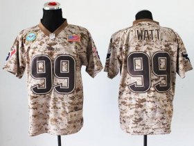 Wholesale Cheap Nike Texans #99 J.J. Watt Camo Men\'s Stitched NFL New Elite USMC Jersey