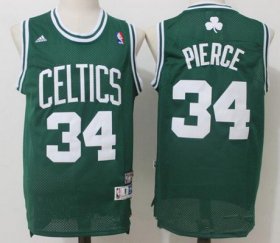 Wholesale Cheap Men\'s Boston Celtics #34 Paul Pierce Green Hardwood Classics Soul Swingman Stitched NBA Throwback Jersey