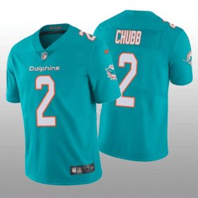 Wholesale Cheap Men\'s Miami Dolphins #2 Bradley Chubb 2022 Aqua Vapor Untouchable Limited Stitched Jersey