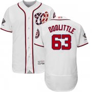 Wholesale Cheap Nationals #63 Sean Doolittle White Flexbase Authentic Collection 2019 World Series Champions Stitched MLB Jersey