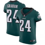 Wholesale Cheap Nike Eagles #24 Corey Graham Midnight Green Team Color Men's Stitched NFL Vapor Untouchable Elite Jersey