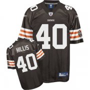 Wholesale Cheap Browns #40 Peyton Hillis Brown Stitched NFL Jersey