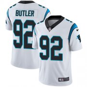 Wholesale Cheap Nike Panthers #92 Vernon Butler White Men's Stitched NFL Vapor Untouchable Limited Jersey