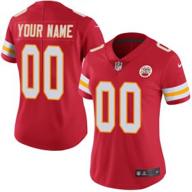 Wholesale Cheap Nike Kansas City Chiefs Customized Red Team Color Stitched Vapor Untouchable Limited Women\'s NFL Jersey