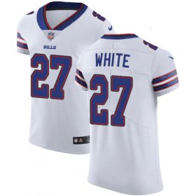 Wholesale Cheap Nike Bills #27 Tre\'Davious White White Men\'s Stitched NFL Vapor Untouchable Elite Jersey