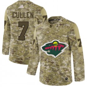 Wholesale Cheap Adidas Wild #7 Matt Cullen Camo Authentic Stitched NHL Jersey