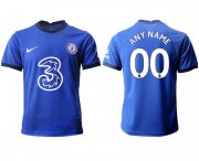 Wholesale Cheap Men 2020-2021 club Chelsea home aaa version customized blue Soccer Jerseys
