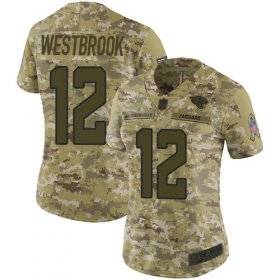 Wholesale Cheap Nike Jaguars #12 Dede Westbrook Camo Women\'s Stitched NFL Limited 2018 Salute to Service Jersey