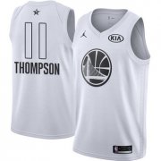 Wholesale Cheap Nike Warriors #11 Klay Thompson White NBA Jordan Swingman 2018 All-Star Game Jersey