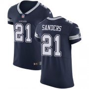 Wholesale Cheap Nike Cowboys #21 Deion Sanders Navy Blue Team Color Men's Stitched NFL Vapor Untouchable Elite Jersey