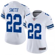 Wholesale Cheap Nike Cowboys #22 Emmitt Smith White Women's Stitched NFL Vapor Untouchable Limited Jersey