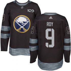 Wholesale Cheap Adidas Sabres #9 Derek Roy Black 1917-2017 100th Anniversary Stitched NHL Jersey