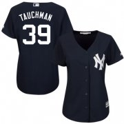 Wholesale Cheap Yankees #39 Mike Tauchman Navy Blue Alternate Women's Stitched MLB Jersey