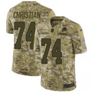 Wholesale Cheap Nike Redskins #74 Geron Christian Camo Men's Stitched NFL Limited 2018 Salute To Service Jersey
