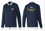 Wholesale Cheap NFL Denver Broncos Victory Jacket Dark Blue_1