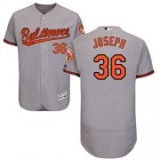 Wholesale Cheap Orioles #36 Caleb Joseph Grey Flexbase Authentic Collection Stitched MLB Jersey