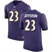 Wholesale Cheap Nike Ravens #23 Tony Jefferson Purple Team Color Men's Stitched NFL Vapor Untouchable Elite Jersey