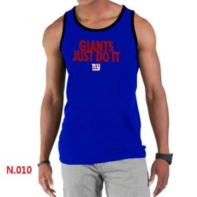 Wholesale Cheap Men\'s Nike NFL New York Giants Sideline Legend Authentic Logo Tank Top Blue_1