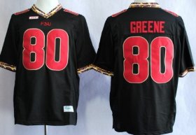 Wholesale Cheap Florida State Seminoles #80 Rashad Greene 2013 Black Jersey