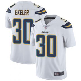 Wholesale Cheap Nike Chargers #30 Austin Ekeler White Men\'s Stitched NFL Vapor Untouchable Limited Jersey