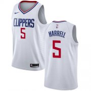 Wholesale Cheap Nike Clippers #5 Montrezl Harrell White NBA Swingman Association Edition Jersey