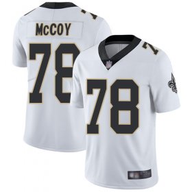Wholesale Cheap Nike Saints #78 Erik McCoy White Men\'s Stitched NFL Vapor Untouchable Limited Jersey