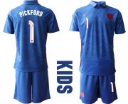 Wholesale Cheap 2021 European Cup England away Youth 1 soccer jerseys