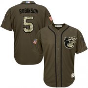 Wholesale Cheap Orioles #5 Brooks Robinson Green Salute to Service Stitched Youth MLB Jersey