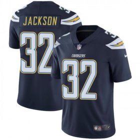 Wholesale Cheap Nike Chargers #32 Justin Jackson Navy Blue Team Color Men\'s Stitched NFL Vapor Untouchable Limited Jersey