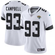 Wholesale Cheap Nike Jaguars #93 Calais Campbell White Men's Stitched NFL Vapor Untouchable Limited Jersey