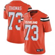 Wholesale Cheap Nike Browns #73 Joe Thomas Orange Alternate Men's Stitched NFL Vapor Untouchable Limited Jersey