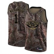 Cheap Youth Pelicans #1 Zion Williamson Camo Basketball Swingman Realtree Collection Jersey