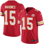 Wholesale Cheap Nike Chiefs #15 Patrick Mahomes Red Team Color Youth Stitched NFL Vapor Untouchable Limited Jersey