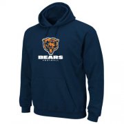 Wholesale Cheap Chicago Bears Critical Victory Pullover Hoodie Navy Blue