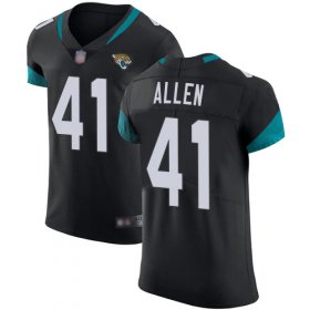 Wholesale Cheap Nike Jaguars #41 Josh Allen Black Team Color Men\'s Stitched NFL Vapor Untouchable Elite Jersey